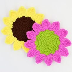 18 Pcs Handmade Knitted Placemats