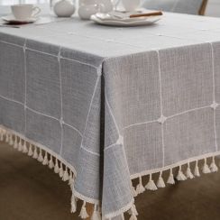 6Pcs Rectangle Tablecloths for Kitchen Dining Room Picnic