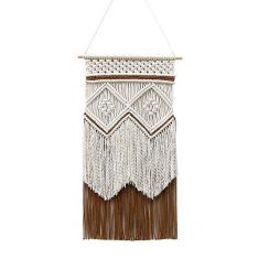 Bedroom Cotton Rope Knitting Tassel Wall Hanging