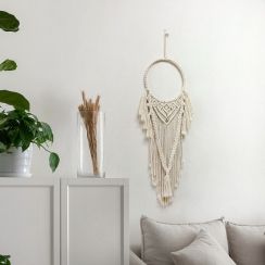 Lovely Bohemian Knitting Wall Hanging